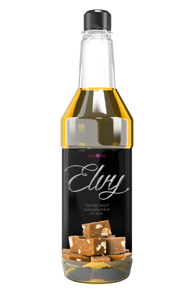ELVY Syrup 750ml Toffee Nut Flavored