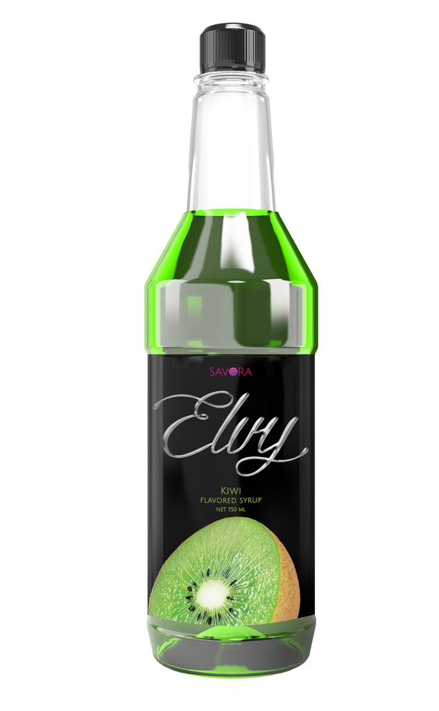 ELVY Syrup 750ml Kiwi Flavored 