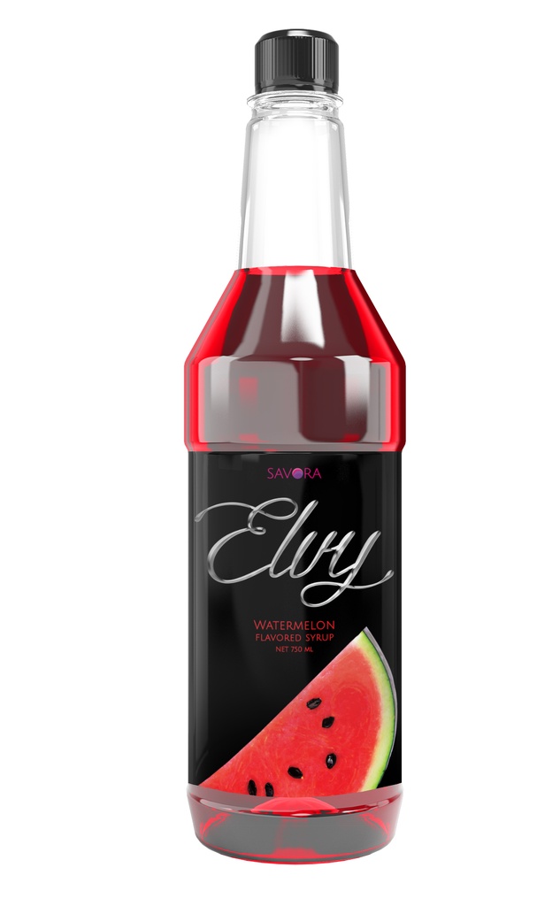 ELVY Syrup 750ml  Watermelon Flavored 