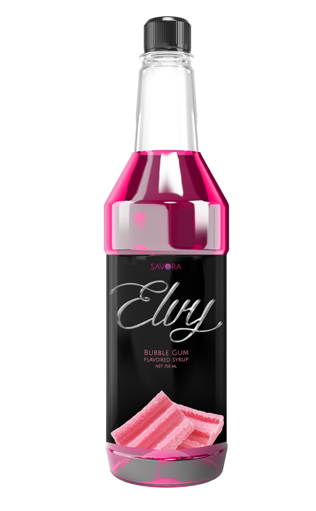 ELVY Syrup 750ml Bubble Gum Flavoured 