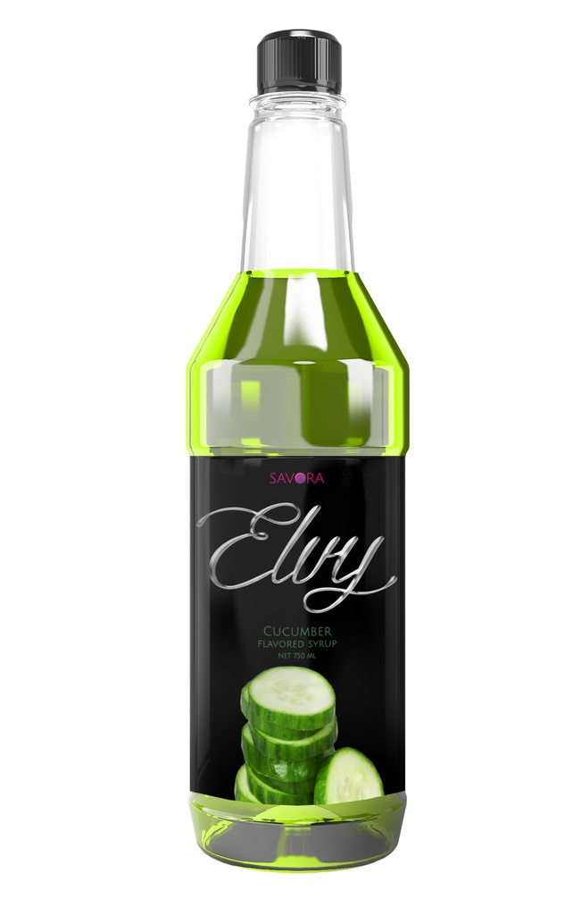ELVY Syrup 750ml Cucumber Flavored