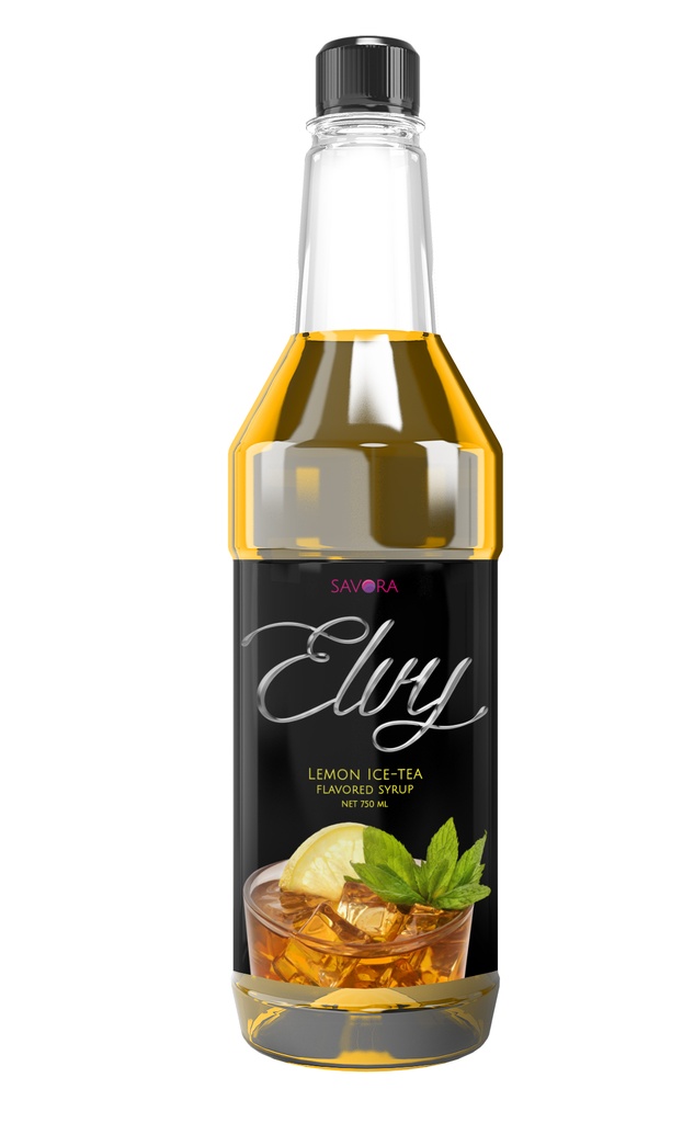 ELVY Syrup 750ml Lemon Ice Tea Flavored 
