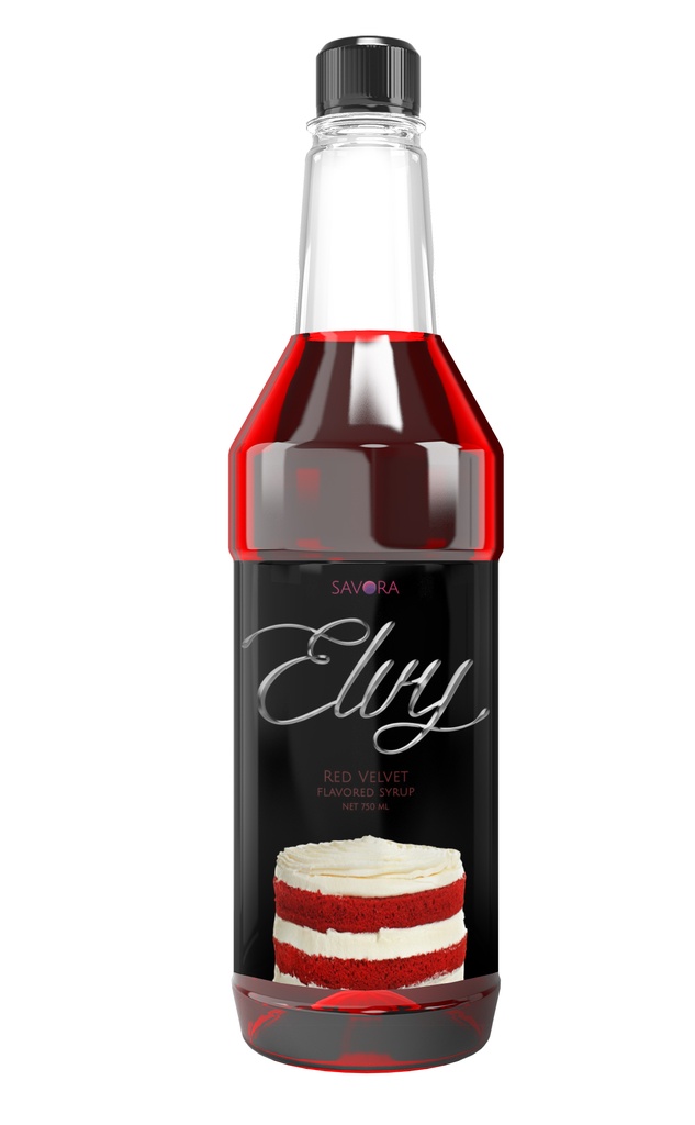 ELVY Syrup 750ml  Red Velvet Flavored 