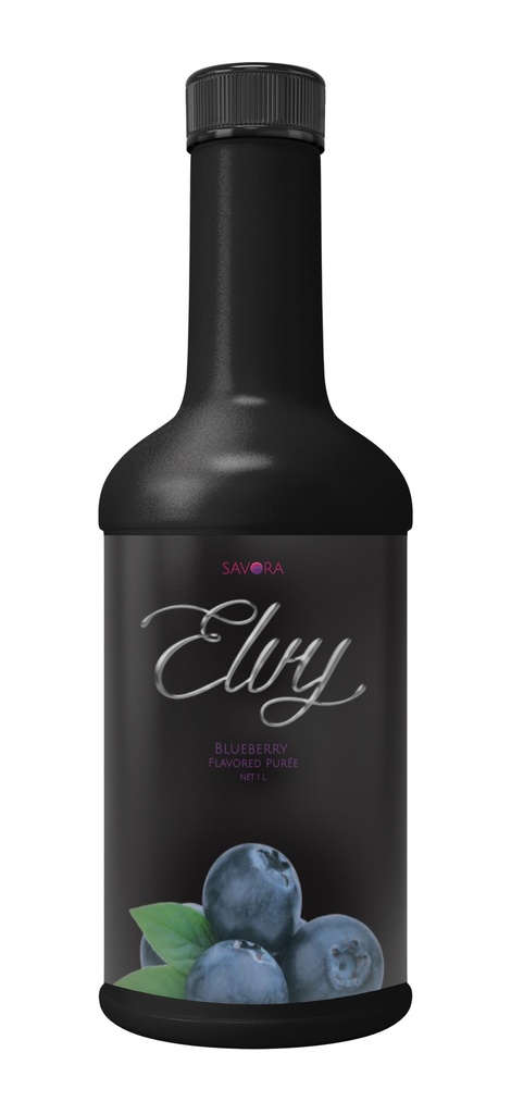 ELVY  puree  1L  Blueberry Flavored